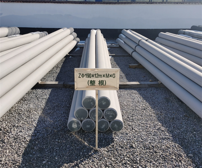 万州190×12米钢筋混凝土水泥电线杆